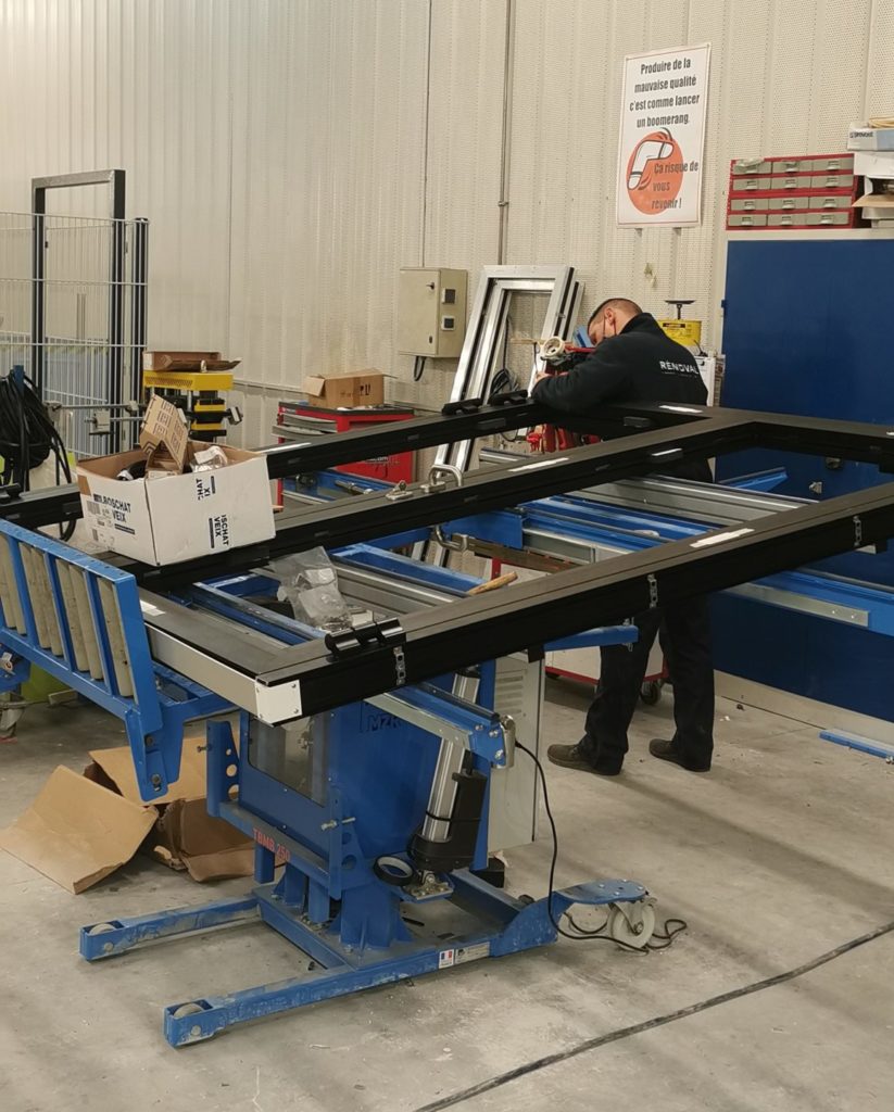 Fabrication portes coupe-feu EI60 pour centre hospitalier