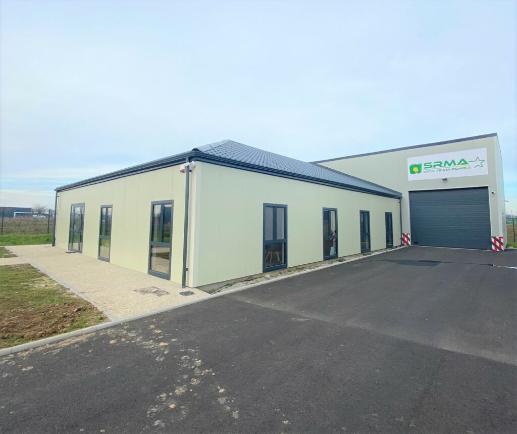 Extension bâtiment industriel société SRMA (Normandie)